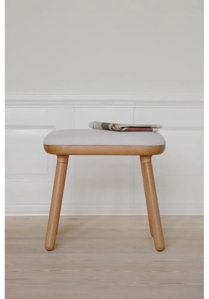 Stolička v bielo-prírodnej farbe Paff Tall – UMAGE