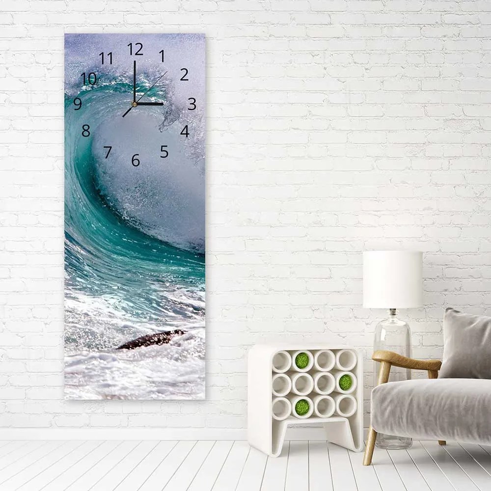 Gario Hodiny na stenu Príliv a odliv Rozmery: 30 x 90 cm