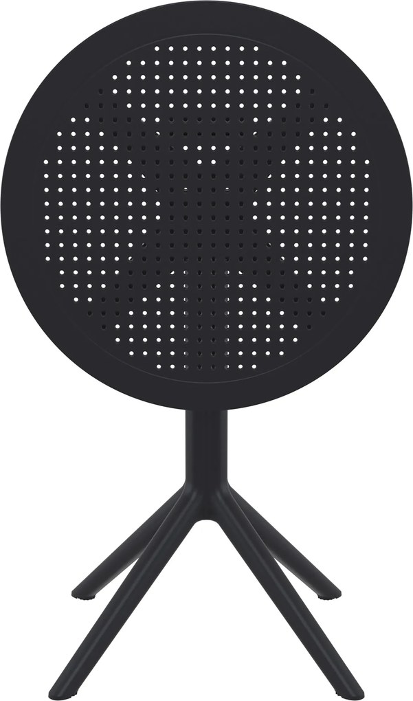 Skladací stôl Sky round - čierna