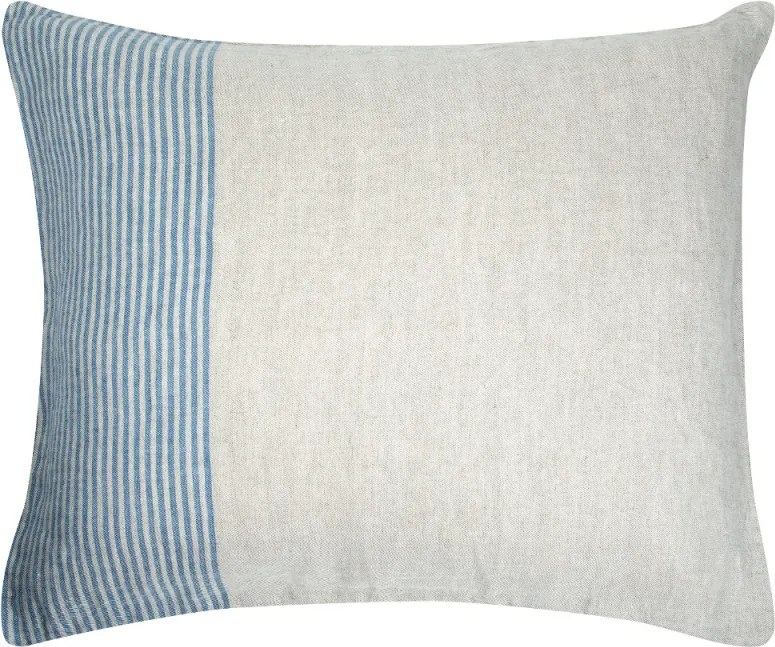 Ľanová obliečka na vankúš Kaisla 50x60, ľan-modrý