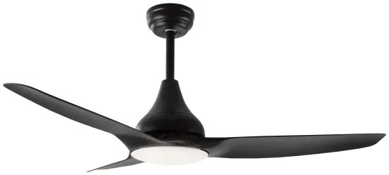 Stropný ventilátor Samoa 12.2 čierne s diaľkovým ovládaním