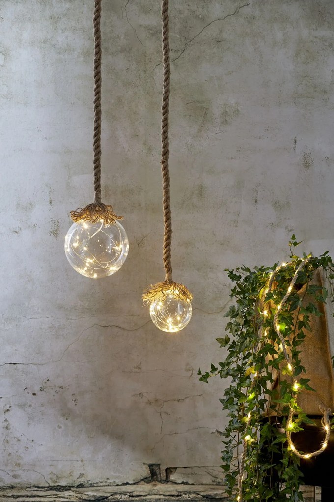 Star trading LED svetelná reťaz z juty D.2m