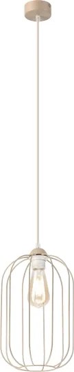 Luster na lanku DESTELLO 1xE27/15W/230V priemer 21 cm béžový