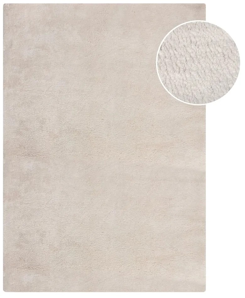 Krémová syntetická kožušina 160x230 cm Faroe Wool Look Fur – Flair Rugs
