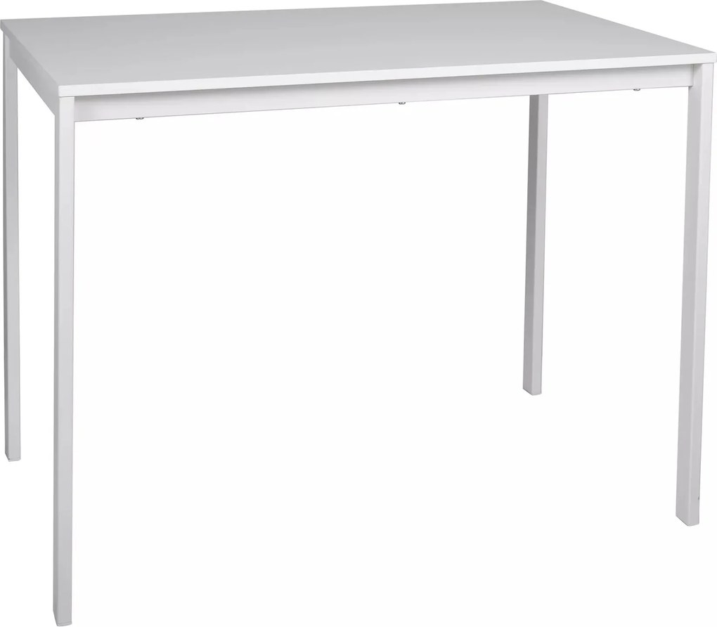 Jedálenský stôl Mario 100 cm biely