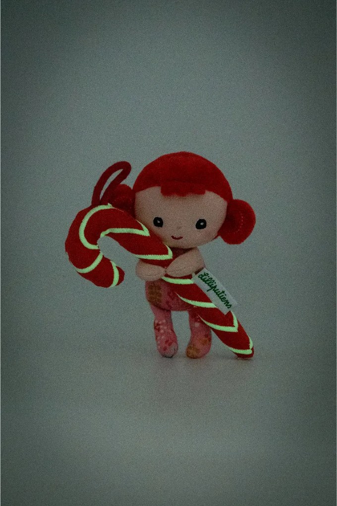 Lilliputiens - vianočný škriatok s cukrovou paličkou