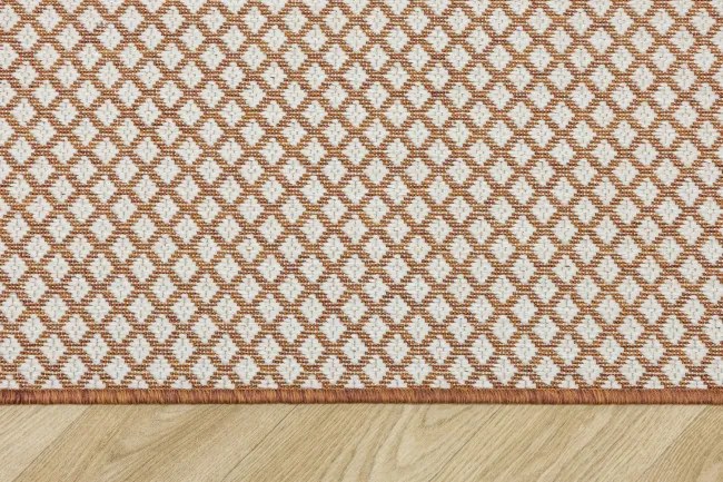 Obojstranný koberec BRUSSELS 206074/10410 Cayenne krémový / terakotový