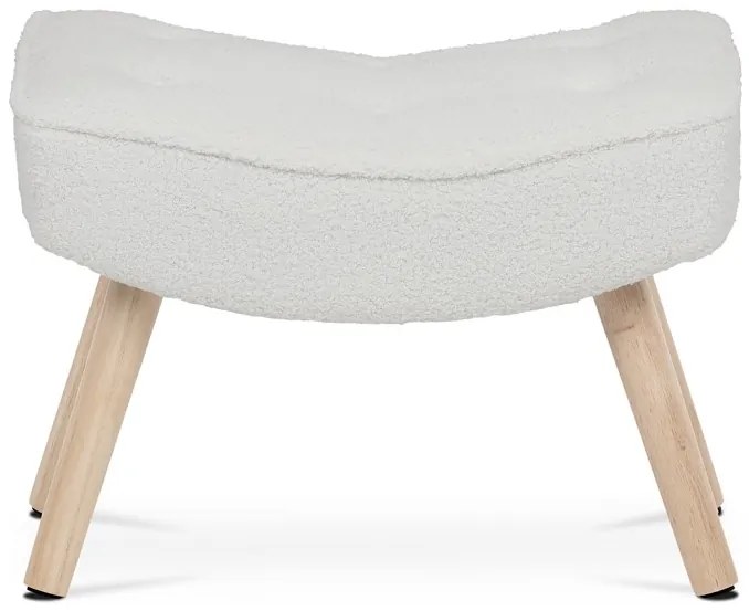 Autronic BONTEC Podnožka, sivá látka, AK-309P GREY2 Farba: Biela