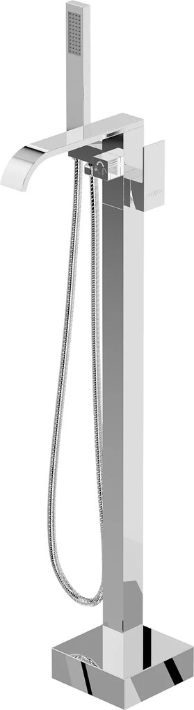 Mexen Lava, voľne stojaca vaňová batéria, chrómová, 752433-00