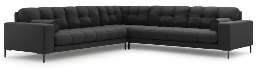 Tmavosivá rohová variabilná pohovka Bali – Cosmopolitan Design