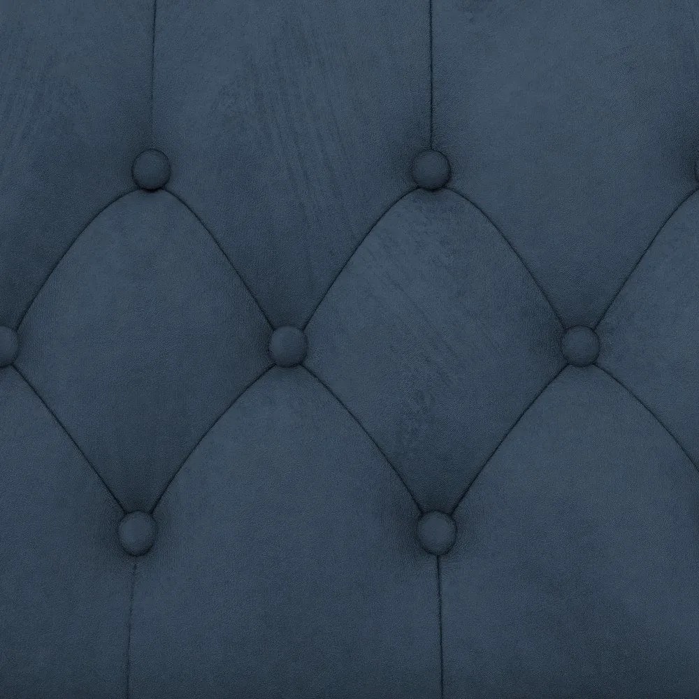 Tmavomodrá zamatová rozkladacia pohovka 236 cm Felix – Støraa