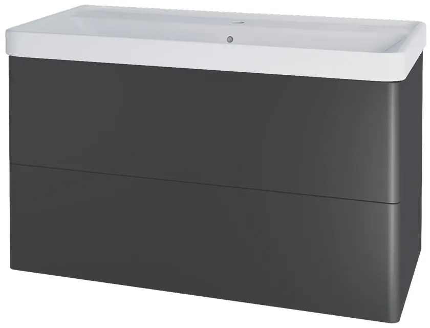 Mereo Mereo, Siena, kúpeľňová skrinka s keramickým umývadlom 101 cm, MER-CN4321