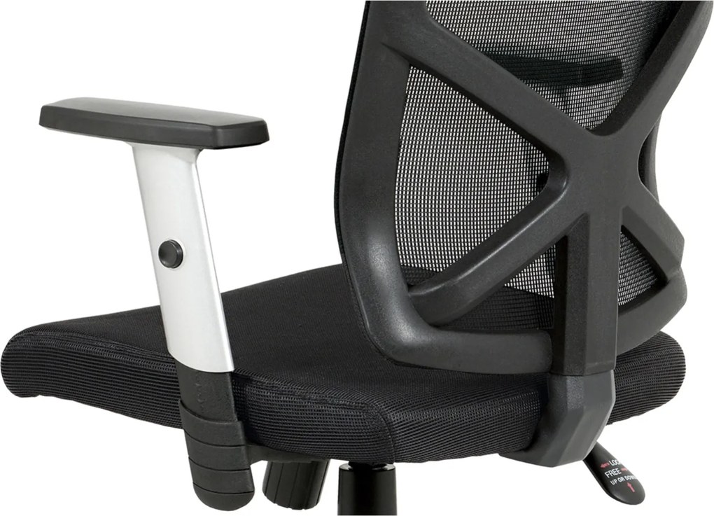 Sconto Kancelárska stolička PETER čierna