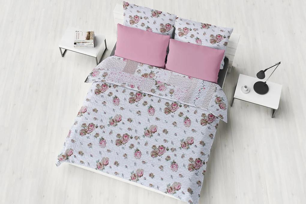 Domarex Prehoz na posteľ Obojstranný Garden Rose 220 x 240 cm Ruže