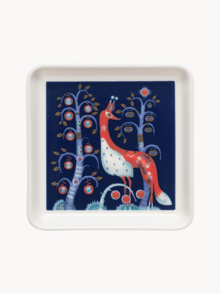 Malý servírovací tanier z vitro porcelánu Taika