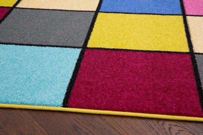 Detský koberec Funky Top Kuku žltý