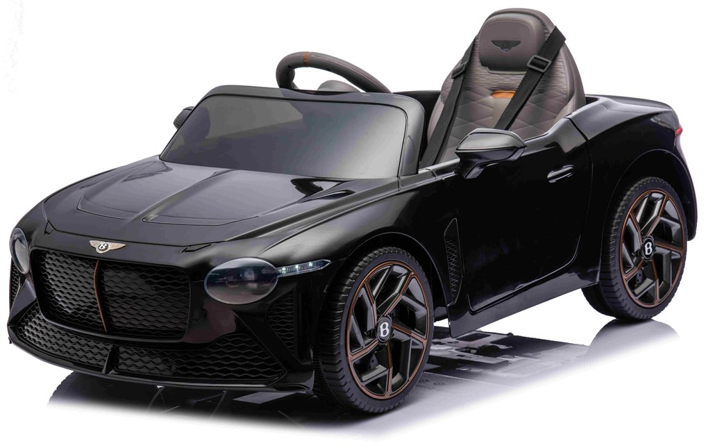 Auto na batérie pre deti Bentley Bacalar, čierne + diaľkové ovládanie