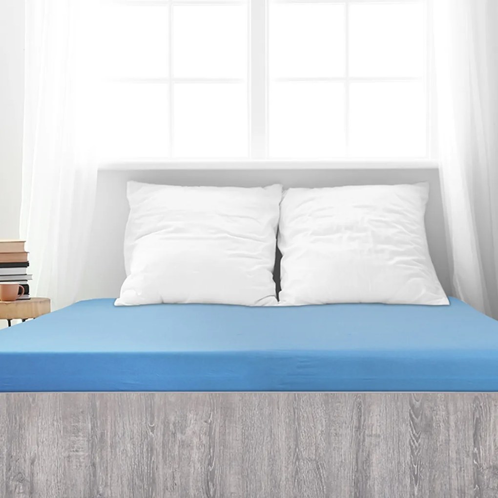 4Home jersey prestieradlo Premium modrá, 90 x 200 cm