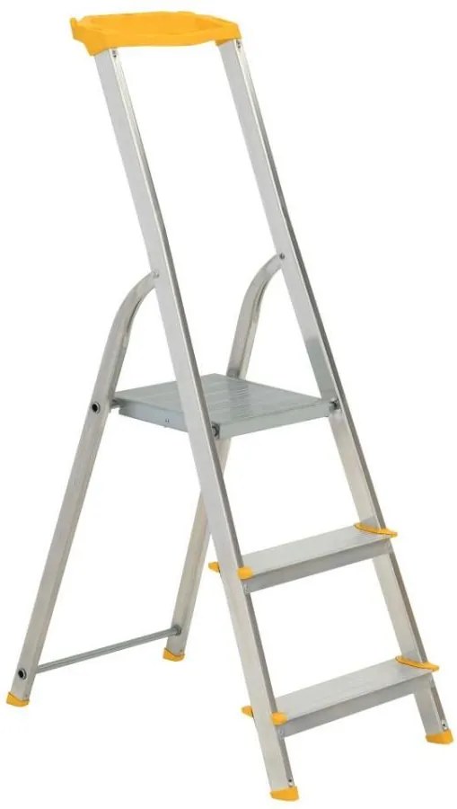 ALVE Schodíky jednostranné hliníkové s poličkou 1943 HOBBY EUROSTYL