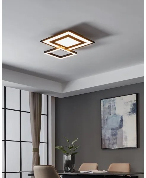 Eglo 900025 - LED RGBW Stmievateľné stropné svietidlo SALITERAS-Z LED/21,6W/230V