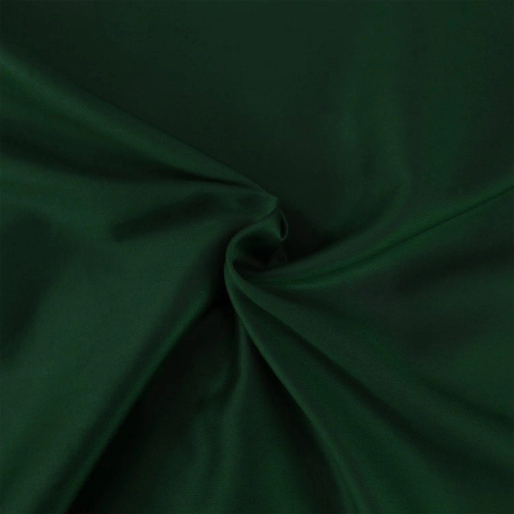 SATÉNOVÉ OBLIEČKY SATINLOVE CLASSIC 180X200 CM, 2KS 70X80 CM TMAVOZELENÉ