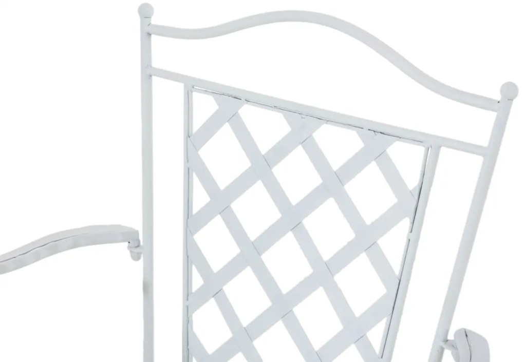 Kovová stolička Adara (SET 2 ks) - Biela