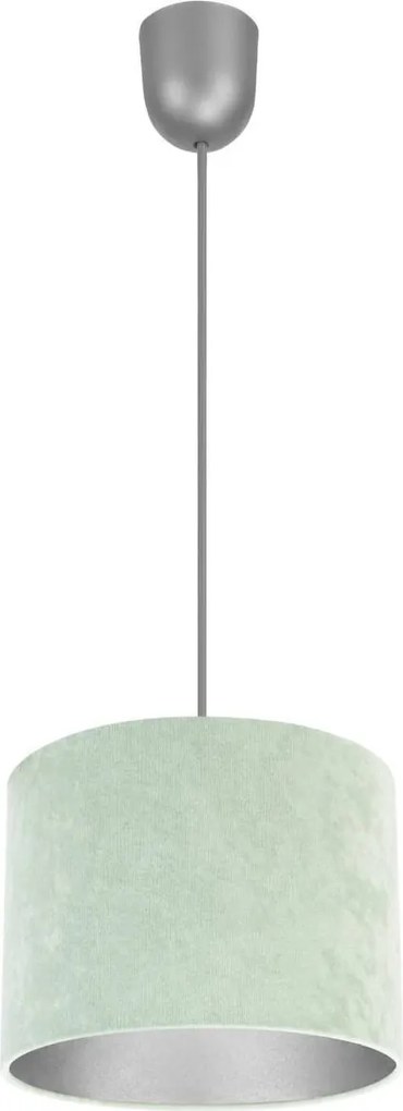 Závesné svietidlo Mediolan, 1x textilné tienidlo (výber z 10 farieb), (výber z 3 farieb konštrukcie), ch, lp