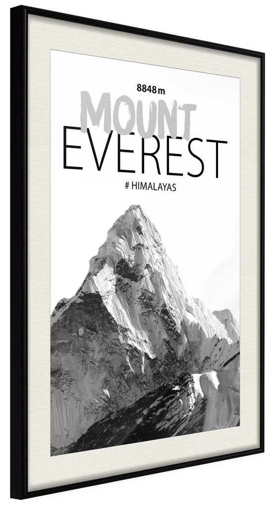Artgeist Plagát - Mount Everest [Poster] Veľkosť: 40x60, Verzia: Čierny rám