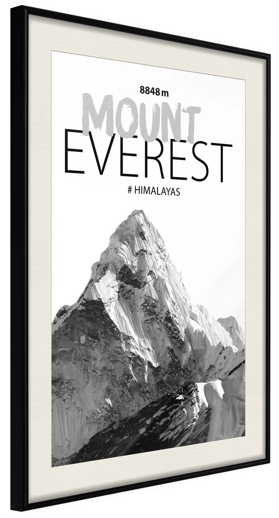 Artgeist Plagát - Mount Everest [Poster] Veľkosť: 40x60, Verzia: Zlatý rám