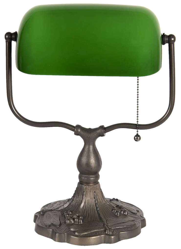 Bankárska lampa zelená 27*20*36