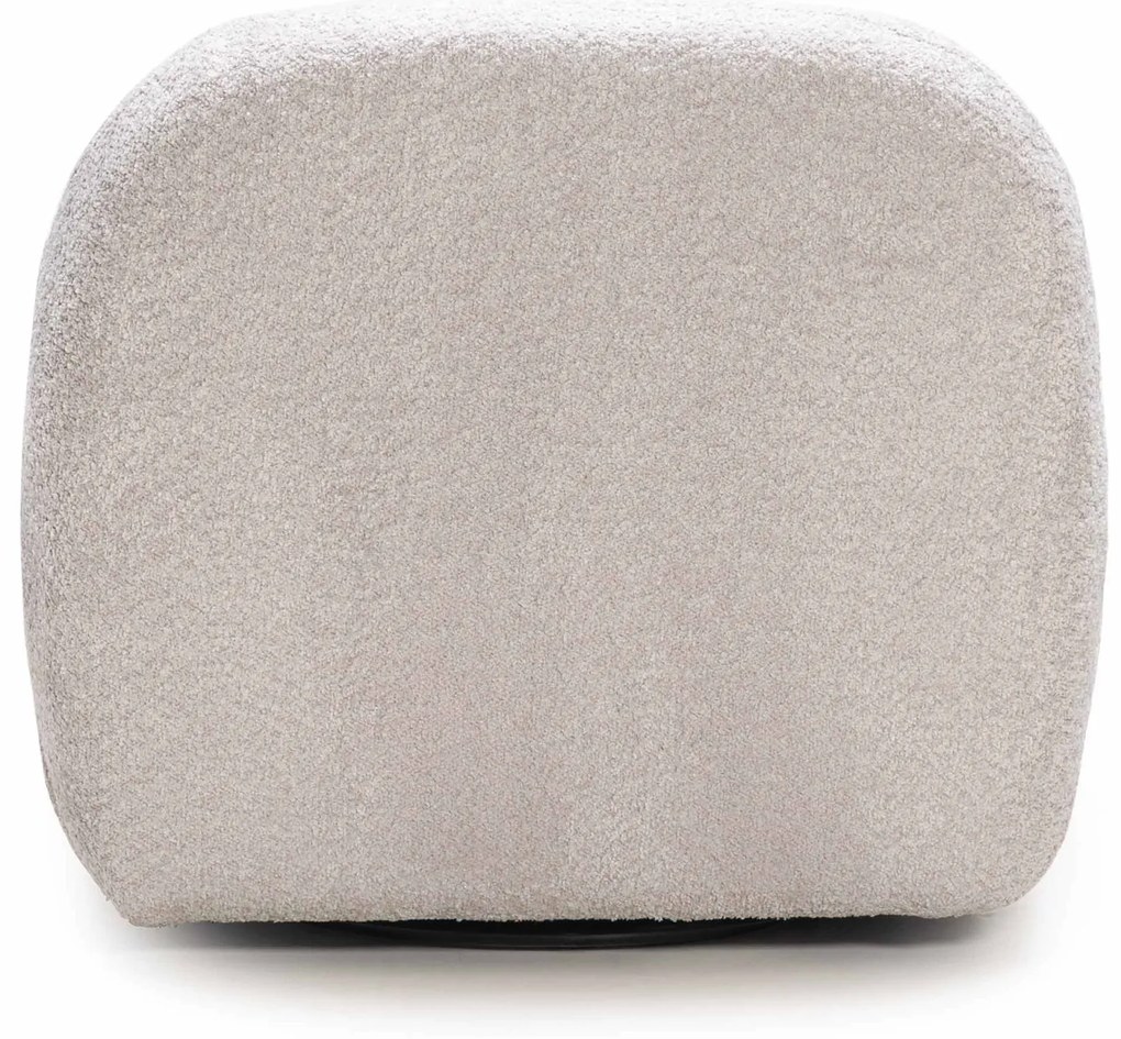 Otočné designové křeslo Giorgia šedo-béžové