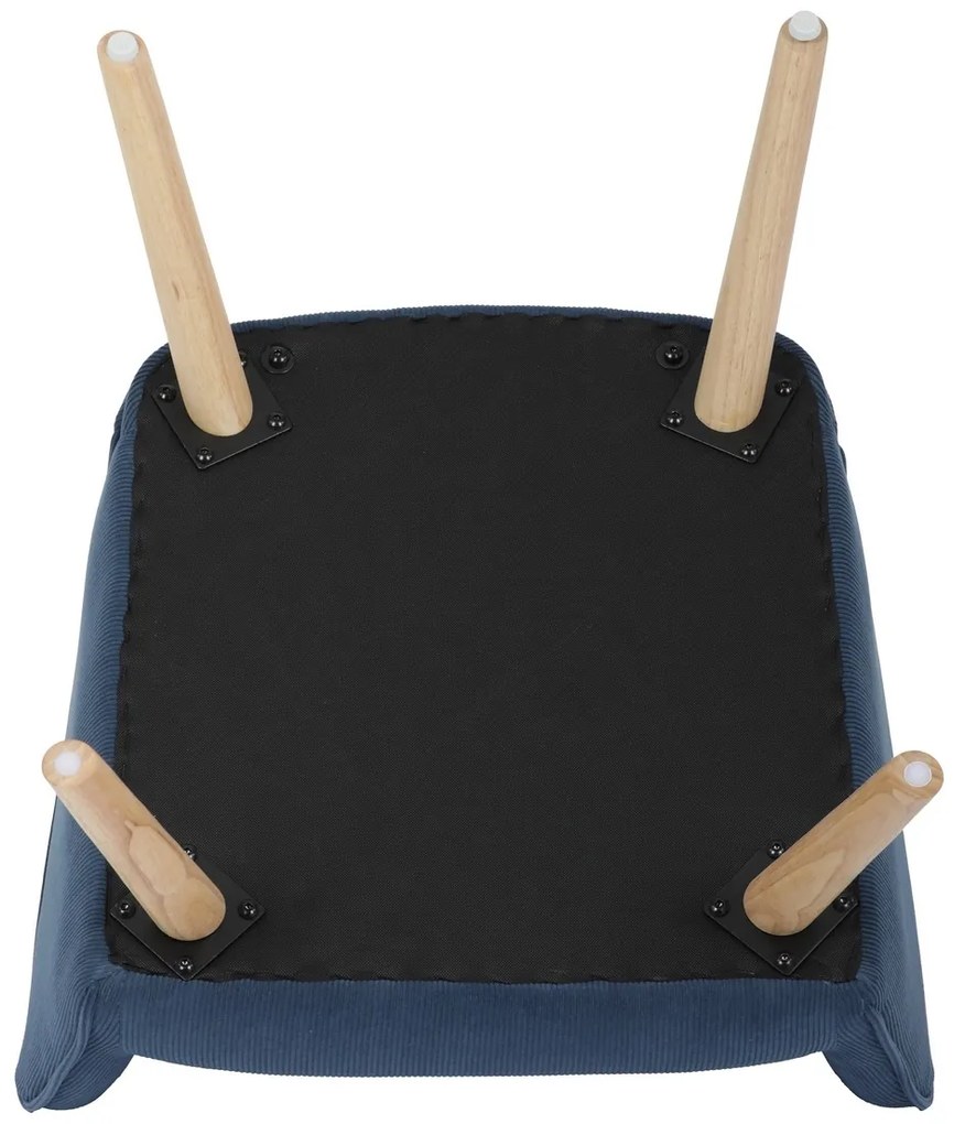 Kreslo ušiak BLUE2, modrá