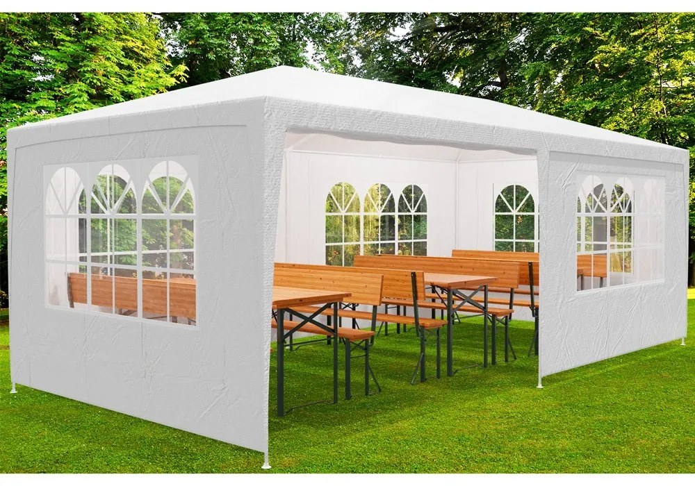 Jurhan-Garden Párty-stan biely 3 x 6 m UV ochrana 50+