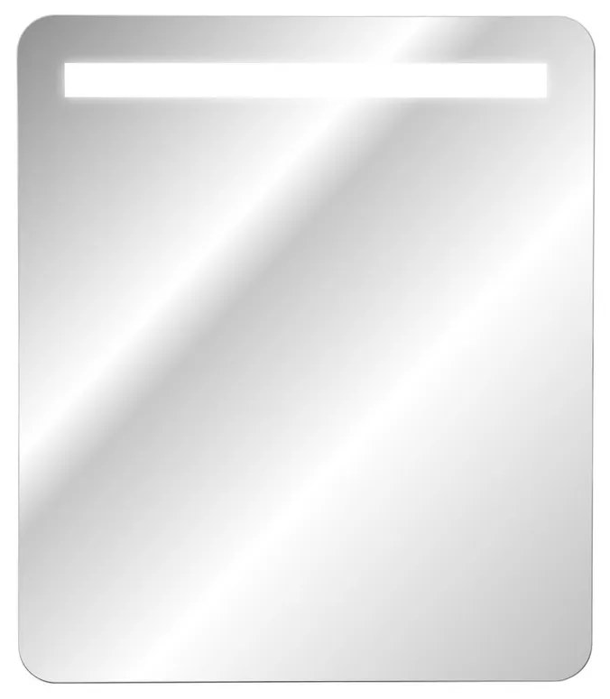 Kúpeľňové zrkadlo s LED osvetlením Bianca 60 cm biele