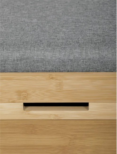 Bambusový botník prírodný DR-N1014 GREY2