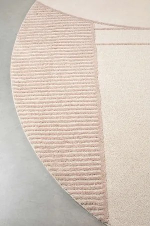 ZUIVER BLISS PINK koberec 240 x 240 cm