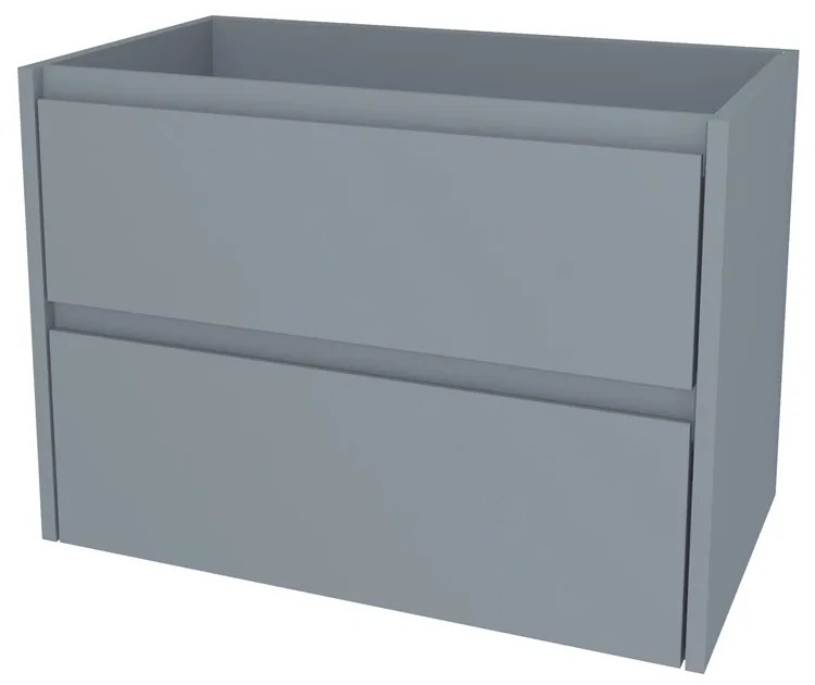 Mereo, Mereo Opto, kúpeľňová skrinka 81 cm, Multidecor, Monumentálna sivá, MER-CN991SMSO1