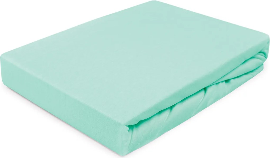 JERSEY PRESTIERADLO 039/130 140X200 CM MENTOLOVÉ