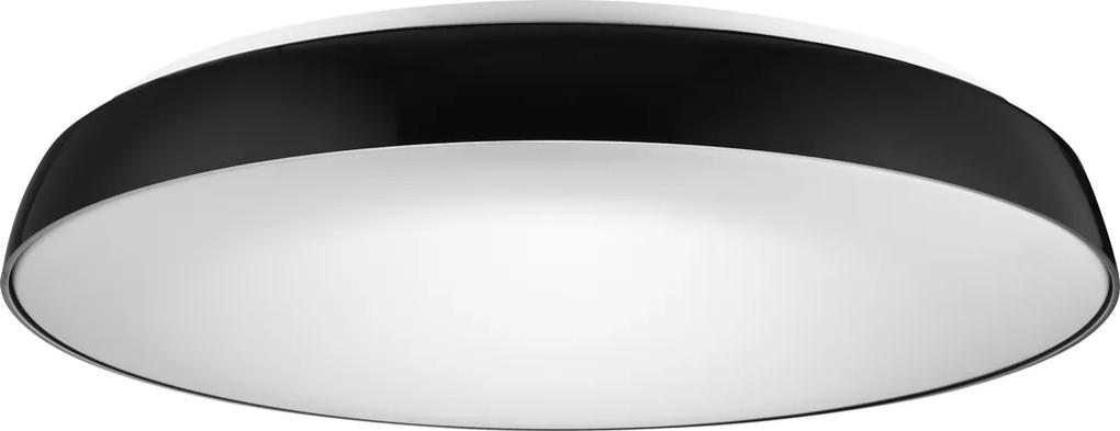 AZZARDO LED stropné svietidlo CORTONA 55, 50W, denné biele svetlo, 55cm, okrúhle, čierne