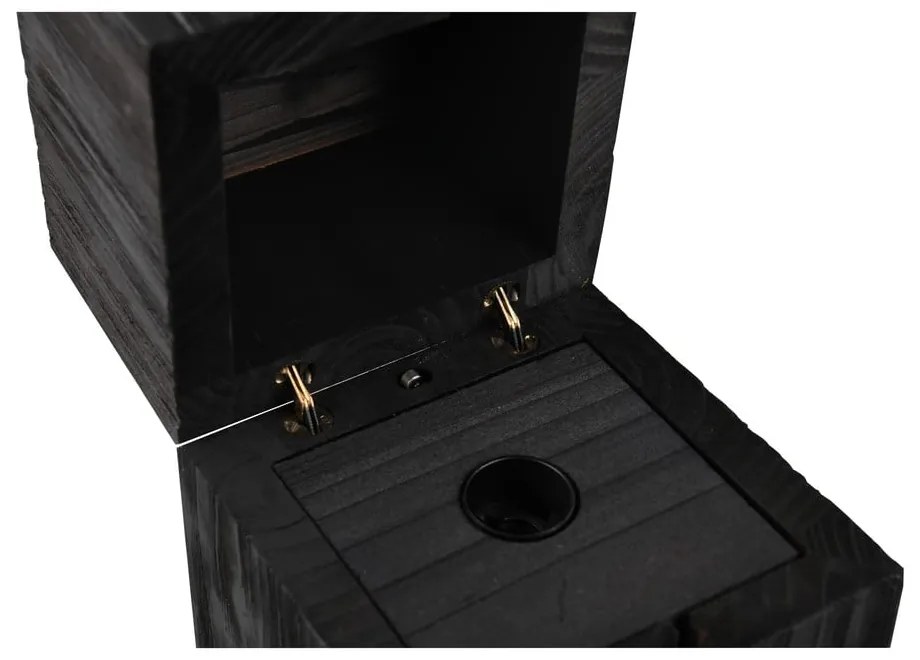 Čierna stolová lampa (výška 16 cm) Treasure – Trio