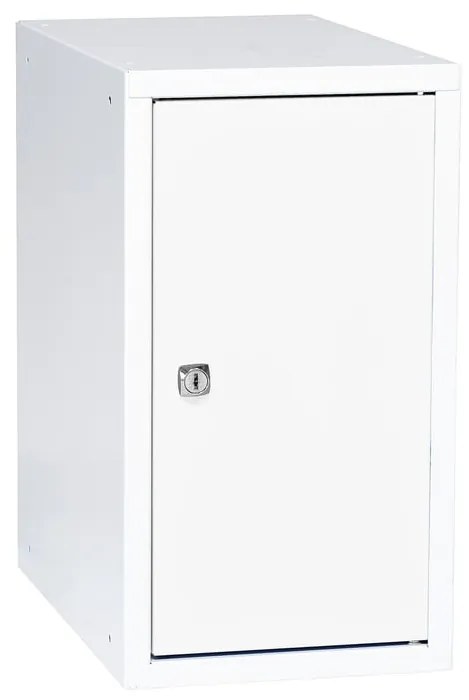 Odkladacia skrinka CUBE, biela, 450x250x400 mm