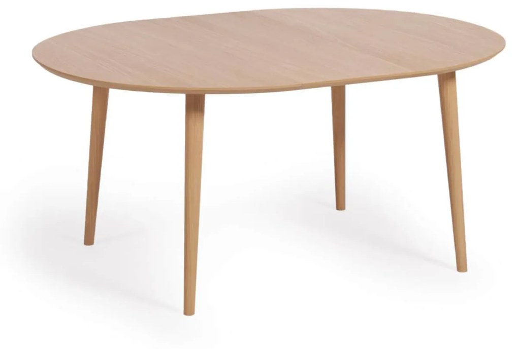 Jedálenský stôl quio Ø 120 (200 x 120) cm dubový MUZZA
