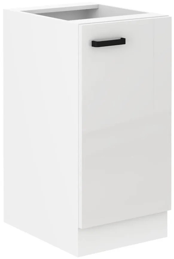 Kuchynská skrinka MIA biely lesk/biely 40d 1f bb