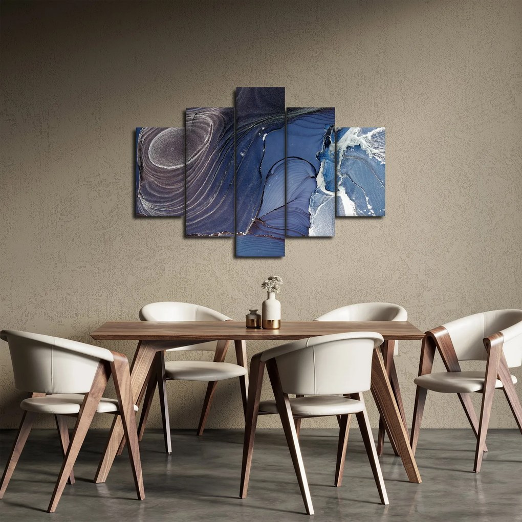 Obraz - Mramorovaný atrament (150x105 cm)