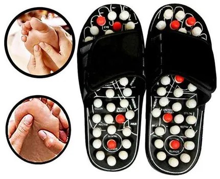 Masážne akupresúrne papuče veľ. 38-39, S