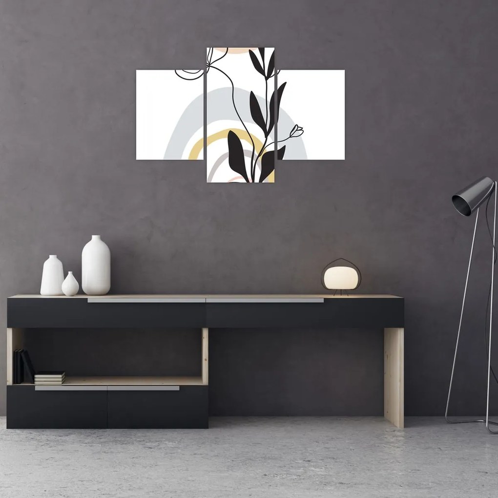 Obraz - Kvety vo váze N⁰1 (90x60 cm)