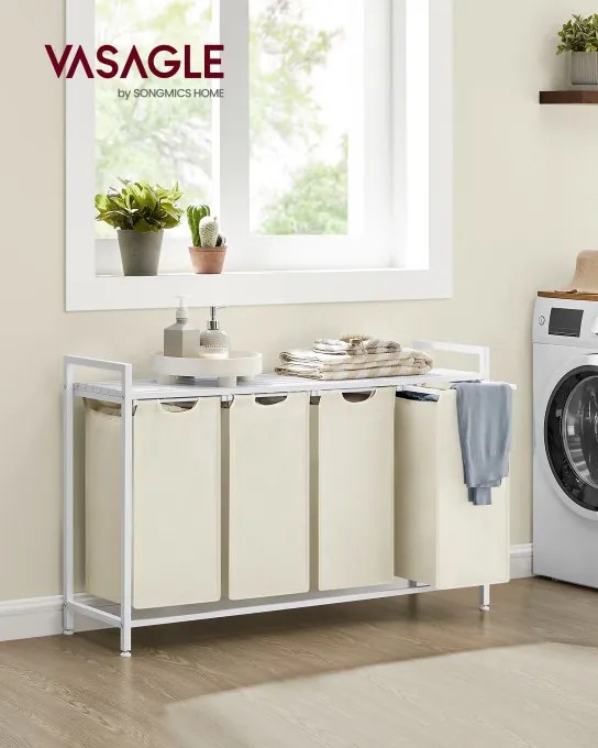 Kôš na bielizeň so 4 priehradkami BLH401W01