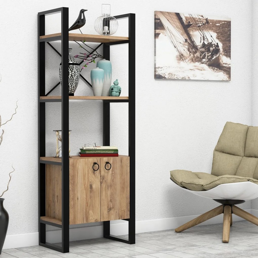 Regál Milano čierny