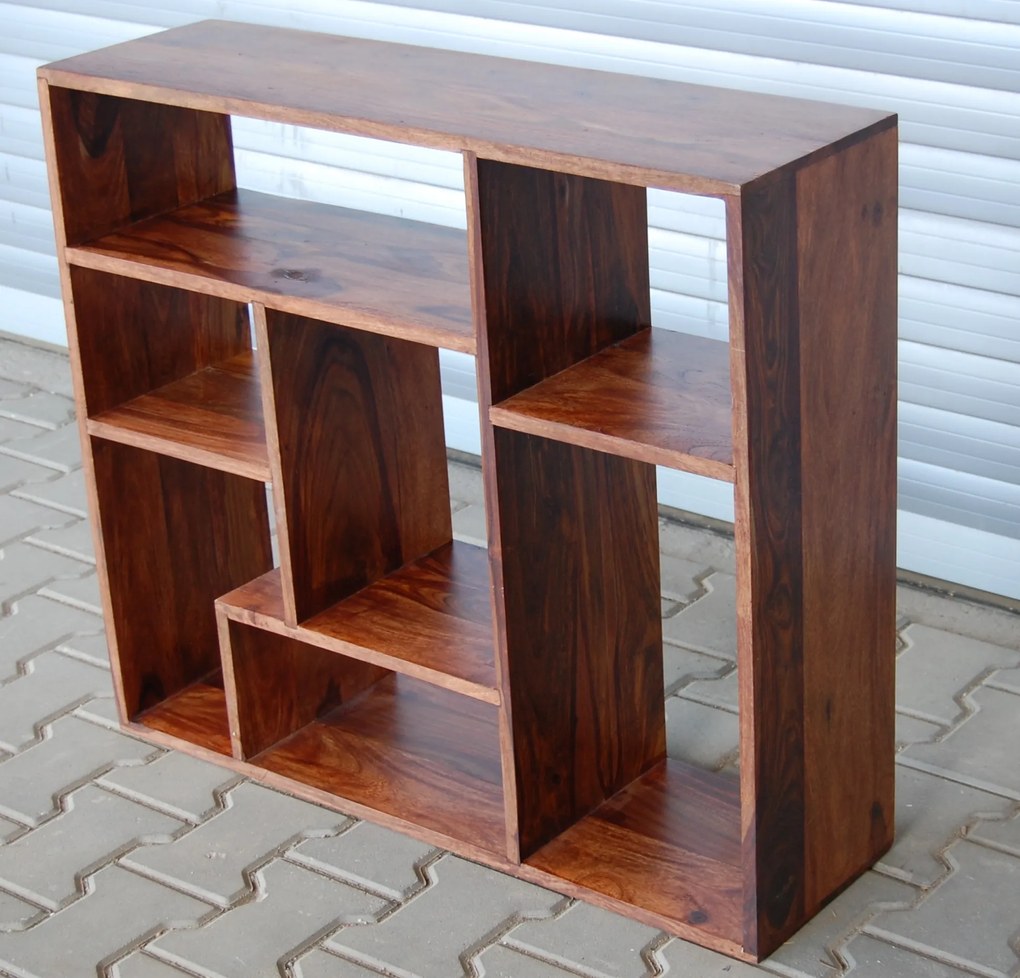 furniture-nabytek.cz - Polica drevená z palisandra 90x90x30