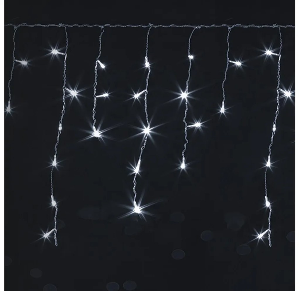 Brilagi - LED vonkajšia vianočná reťaz 200xLED/8 funkcií 13x0,6m IP44 studená biela